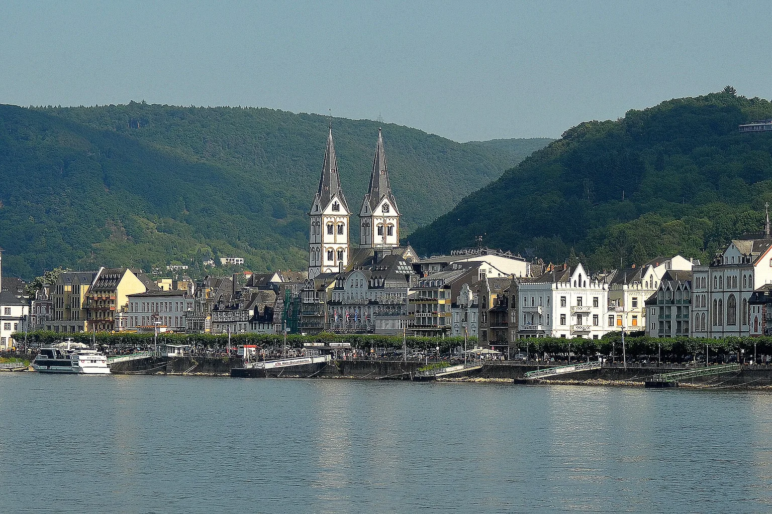 Boppard Stadszicht vanuit het noorden