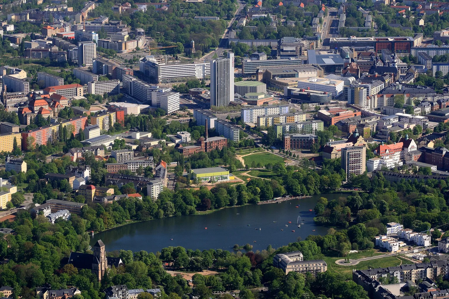 Historisches Zentrum. Chemnitz. Sachsen.