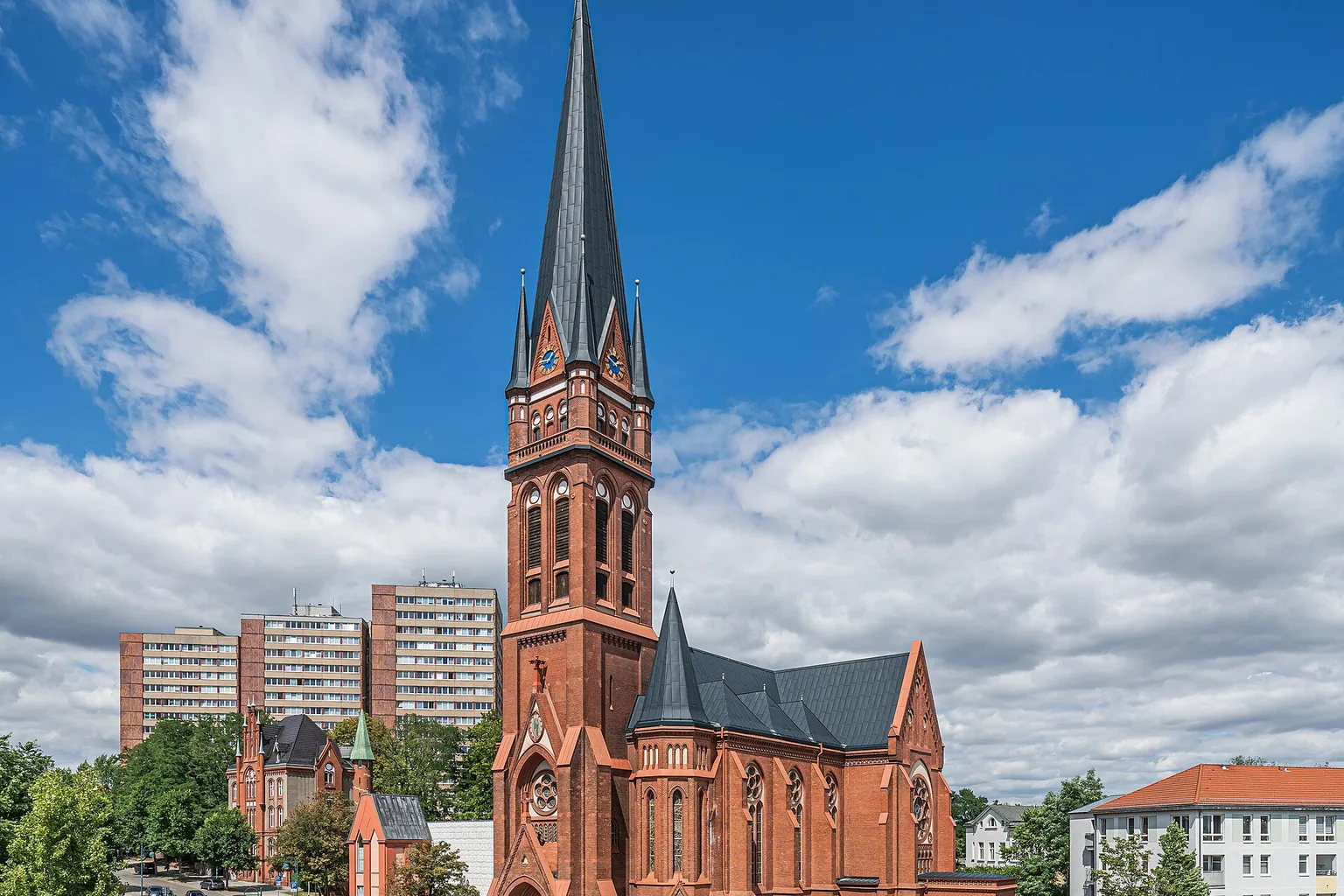 Holy Cross Church in Frankfurt (Oder), Germany