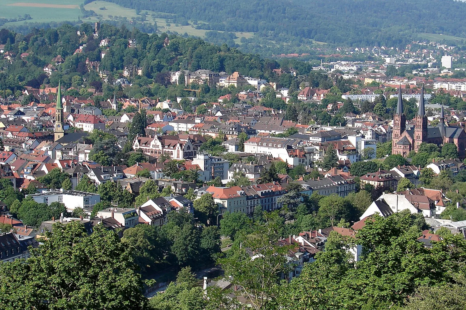 Ansicht von Freiburg im Breisgau