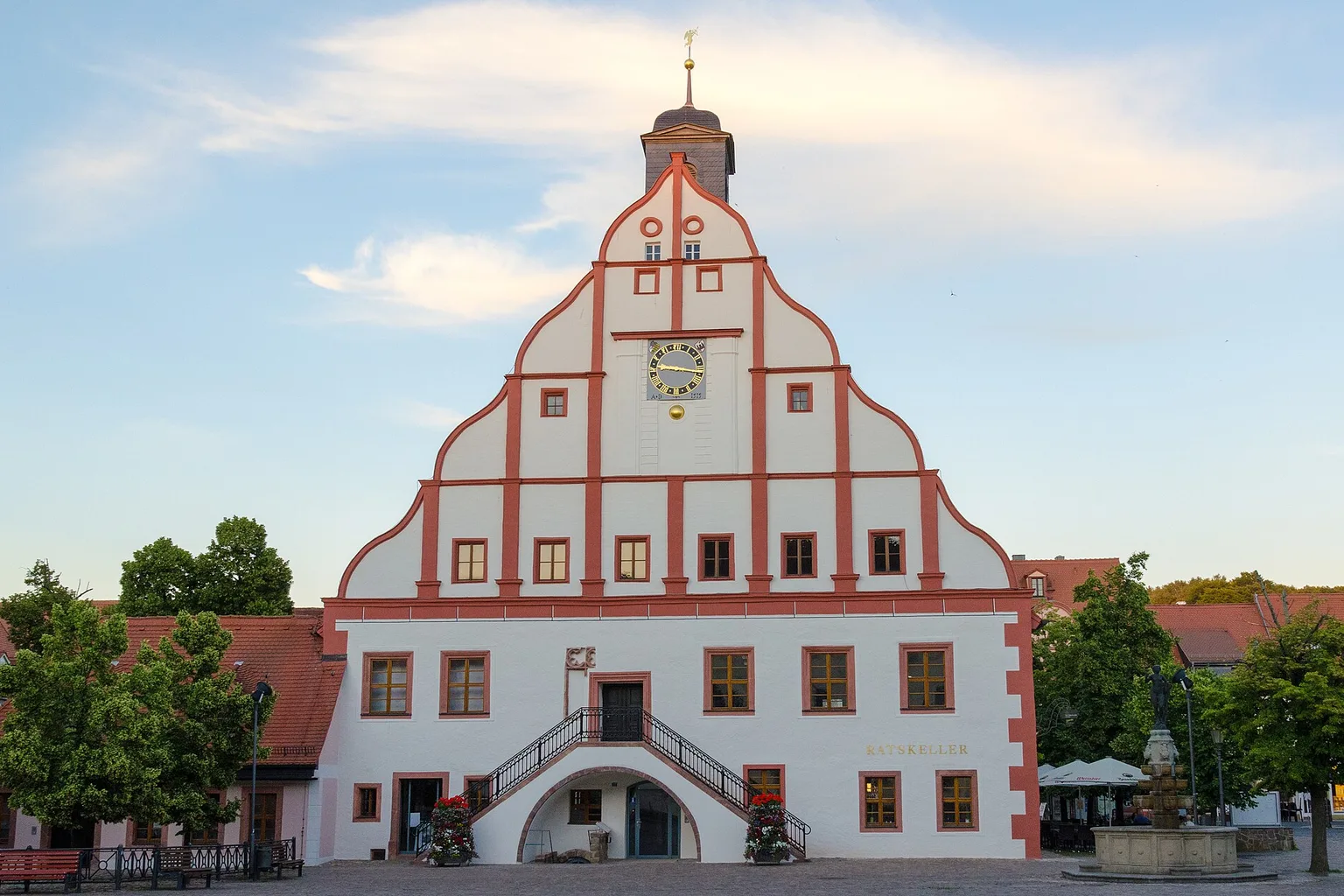 Grimma, Markt, Rathaus