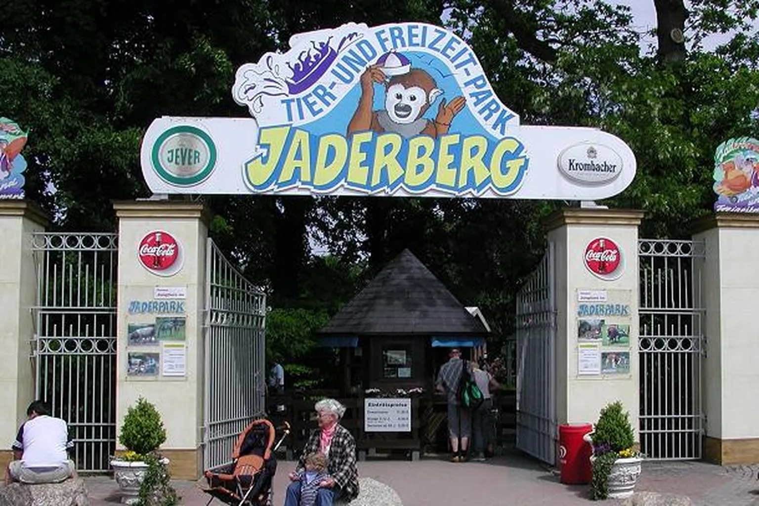 Eingang zum Jaderpark, Landkreis Wesermarsch, Niedersachsen, Deutschland