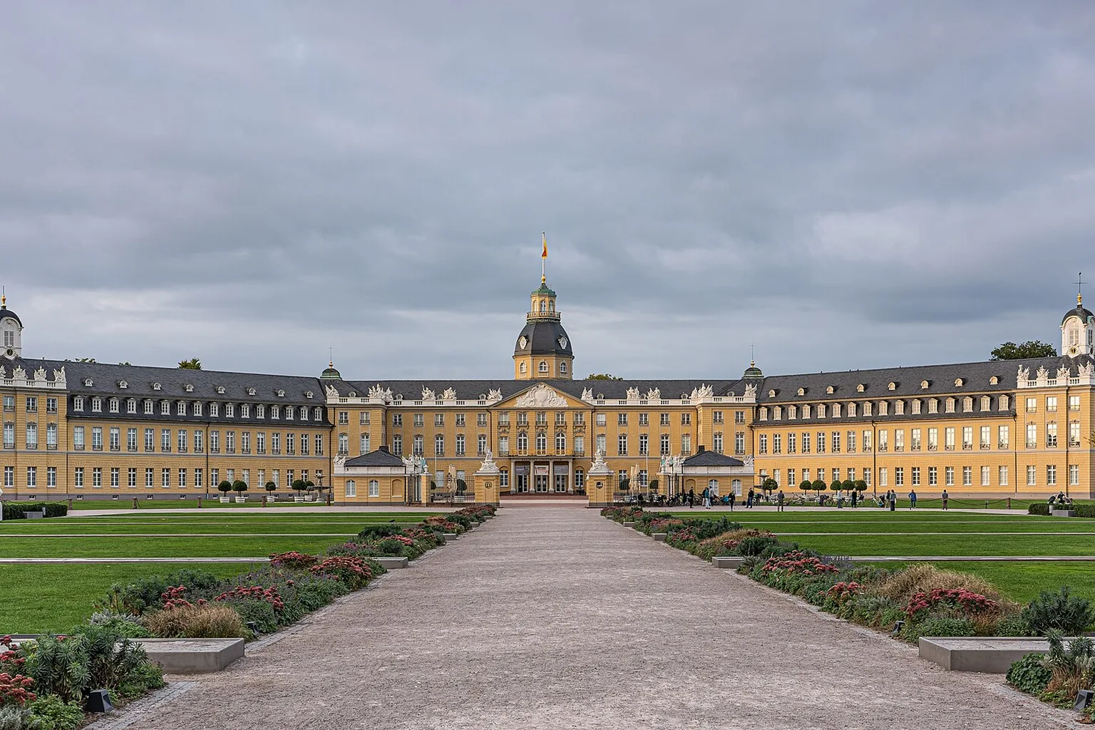 The palace in Karlsruhe, Baden-Württemberg, Germany