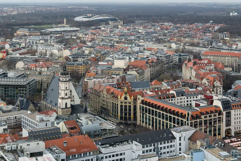 Ansicht von Leipzig