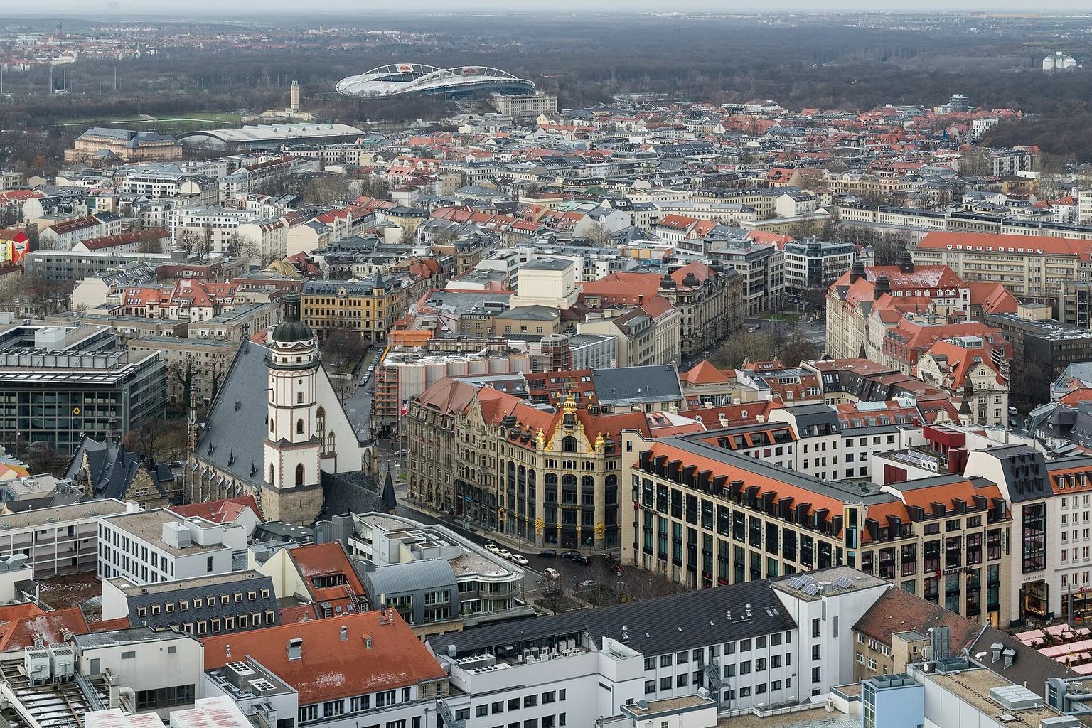 Ansicht von Leipzig