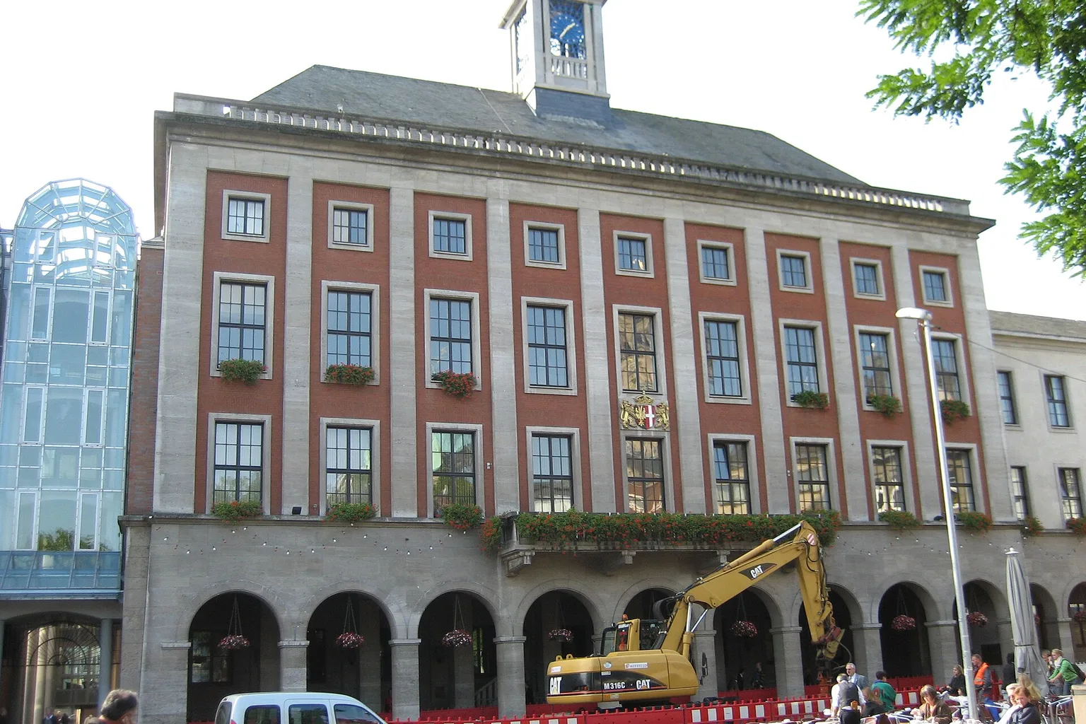 Das Rathaus in Neuss, Aufnahme von 2008