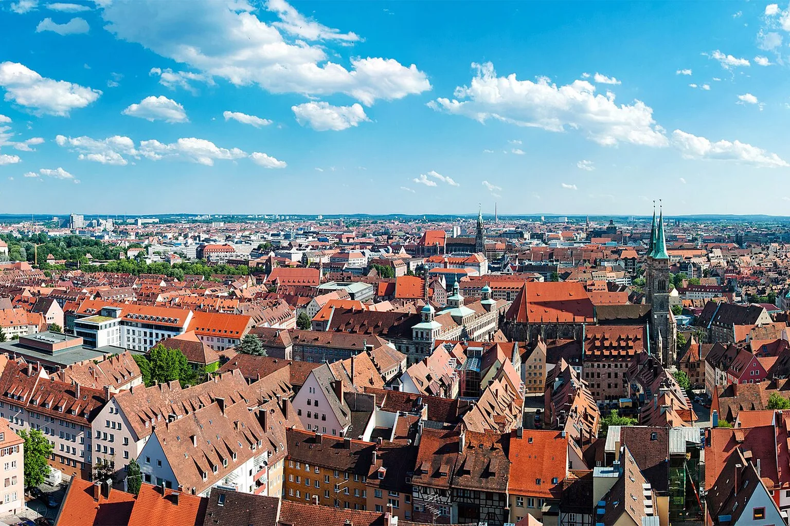 Nuremberg, view from Sinwell Tower 2012.06.16