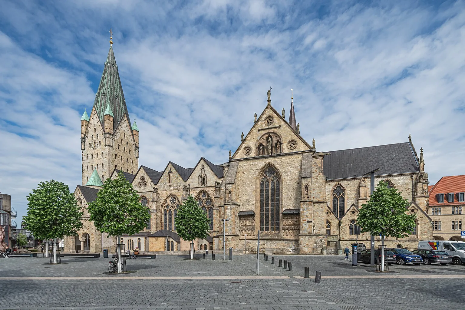 Cathedral in Paderborn, North Rhine-Westphalia, Germany