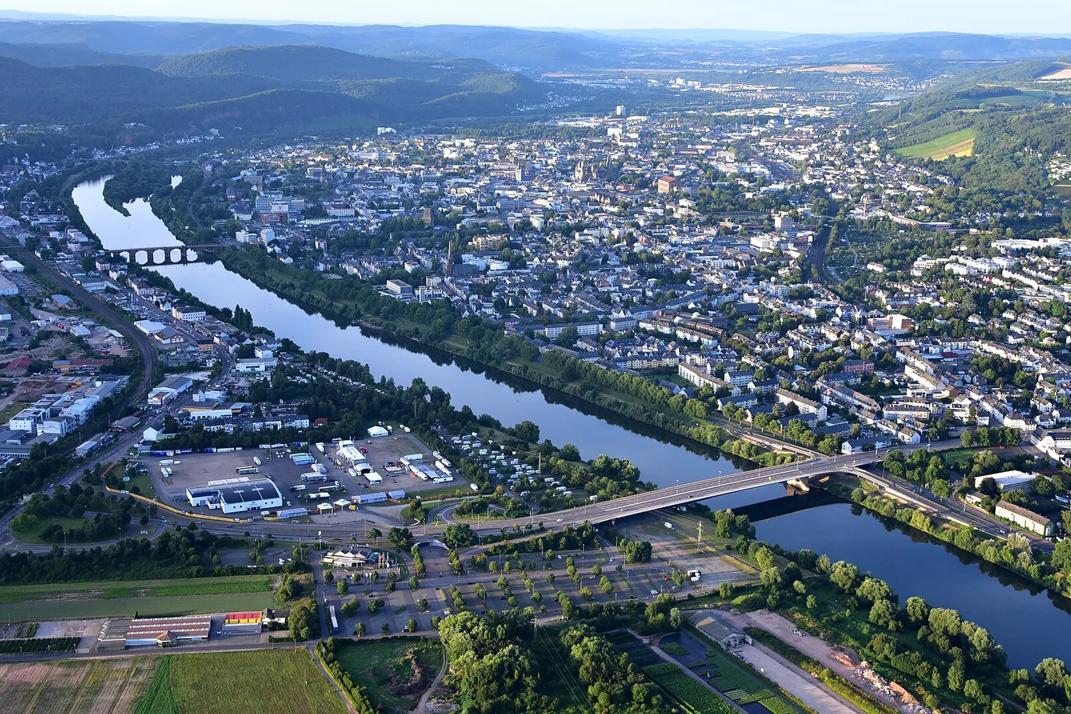 Trier, Luftaufnahme (2016)