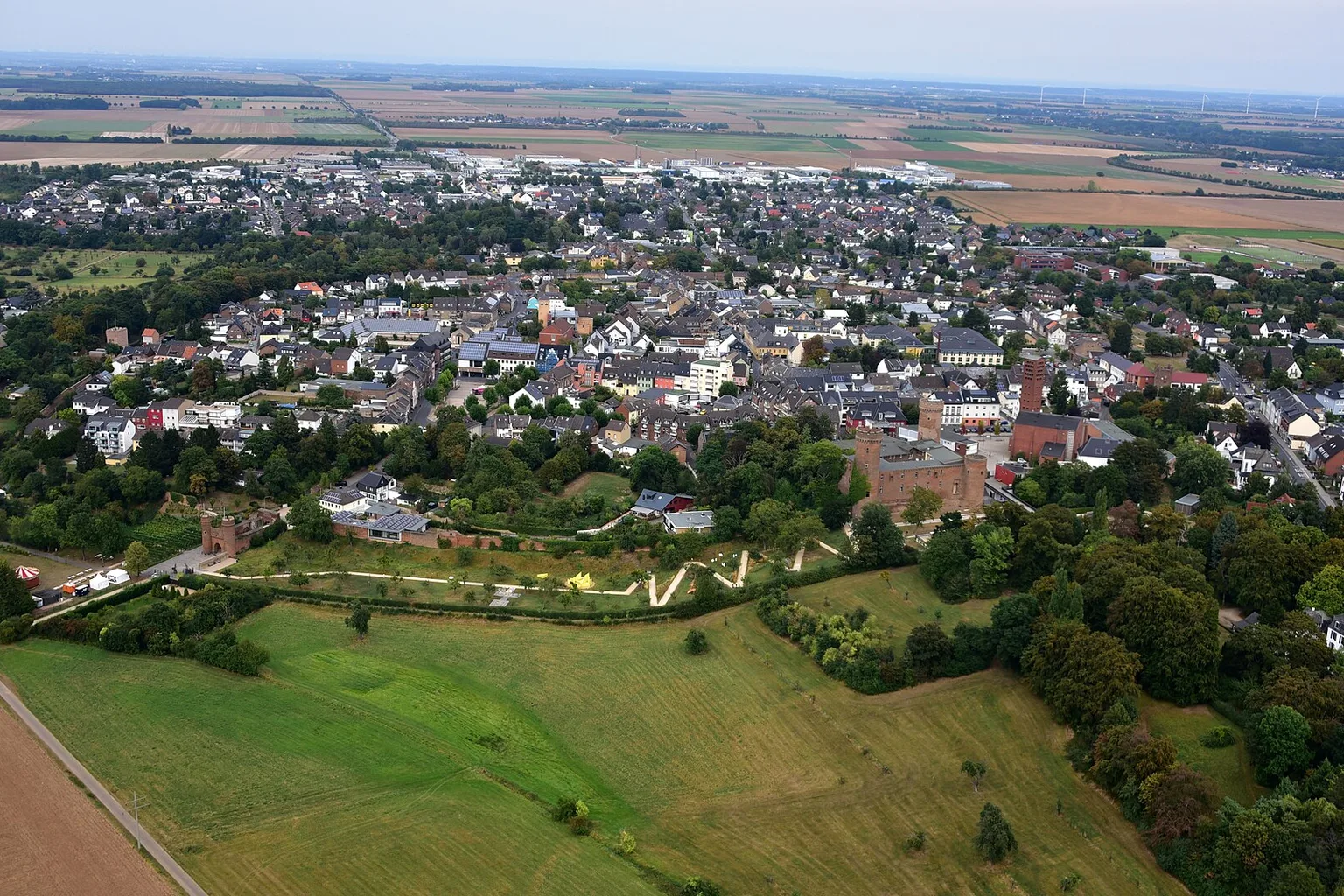 Zülpich, Luftaufnahme (2016)